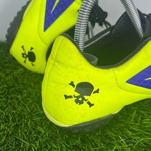 Nike Hypervenom Phantom I SG Purple Yellow Football Cleats Mens 6.5 - Picture 7 of 9